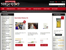 Tablet Screenshot of killermagicshop.com